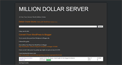 Desktop Screenshot of milliondollarserver.com